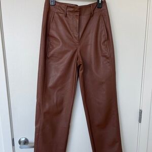 Wilfred (Aritzia) vegan leather pants